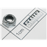 Sealey Nln6.S - Nyloc Nut M6 Zinc Din 985 (Single)