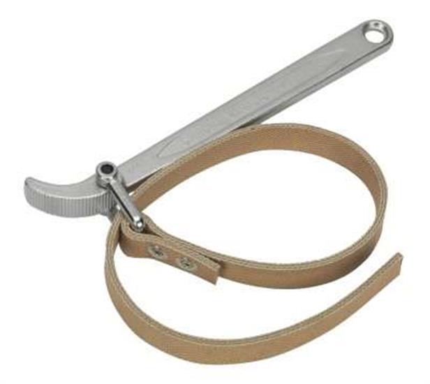Sealey AK6404 - Oil Filter Strap Wrench 60-140mm Capacity