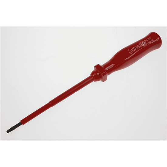 Sealey S0613.06 - Screwdriver, Insulated Slotted 3x100