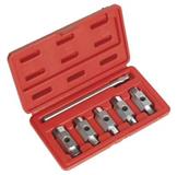 Sealey AK659 - Drain Key Set 6pc Double Ended