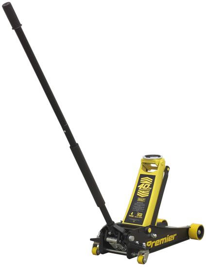 Sealey 4040AY - Trolley Jack 4tonne Rocket Lift Yellow