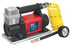 Sealey MAC04 - Mini Air Compressor 12V Heavy-Duty