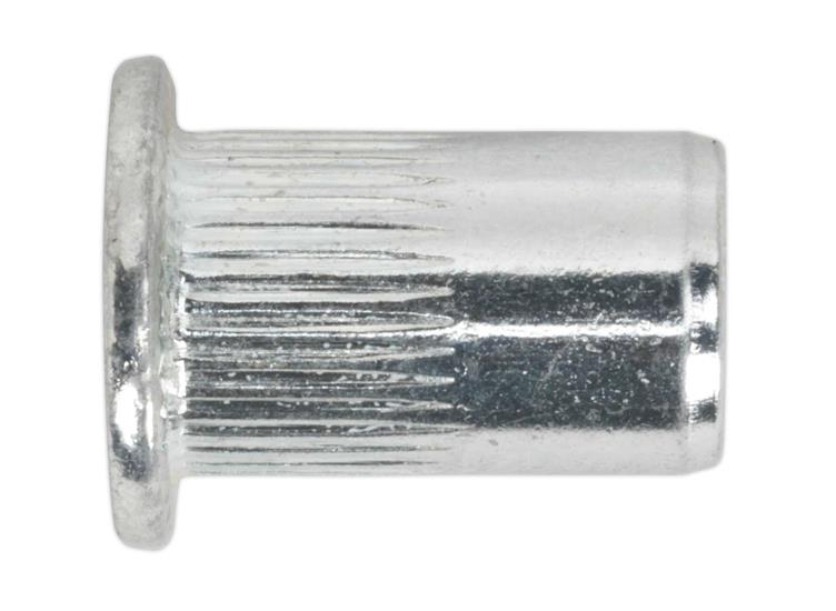 Sealey TISM8 - Threaded Insert (Rivet Nut ) M8 Splined Pack of 50