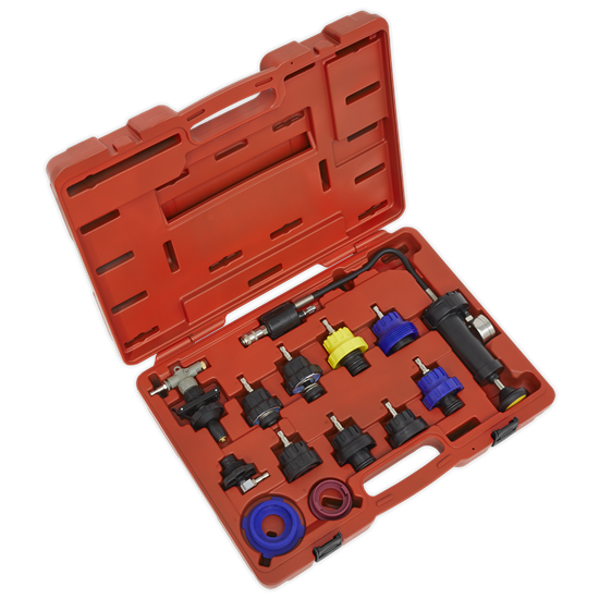 Sealey VS0014 - Cooling System Pressure Test Kit 13pc