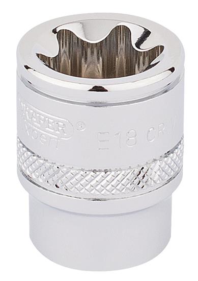 Draper 34207 (TS38/B) - 3/8" Square Drive Draper TX-STAR® Socket 𨸘)