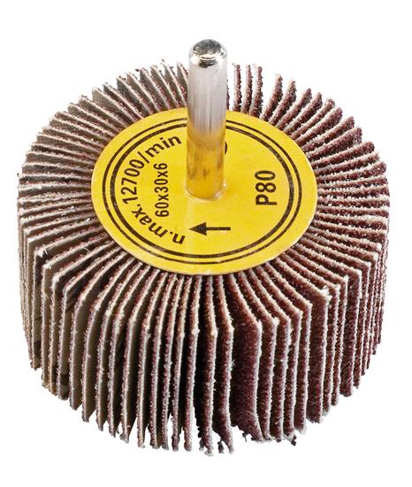 Draper 71919 (PTAFW60) - Abrasive Flap Wheel ⡠mm x 30mm 80 Grit)