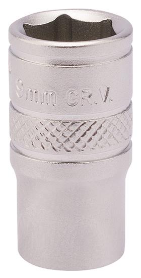 Draper 82143 ʋ-MM/MS) - 1/4" Square Drive Socket ʉmm)