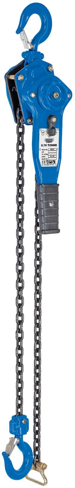 Draper 82475 (LH750C) - Chain Lever Hoist ʀ.75 tonne)