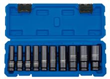 Draper 83096 �/10/MM) - 1/2" Sq. Dr. Metric Deep Impact Socket Set ⠐ Piece)