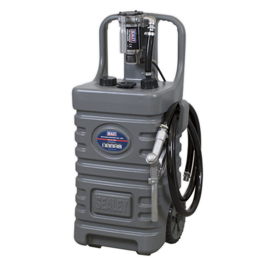 Sealey DT55GCOMBO1 - 55ltr Mobile Dispensing Tank with Diesel Pump - Grey
