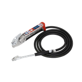 Sealey SA37/95 - Tyre Inflator 2.5m Hose with Twin Clip-On Connector