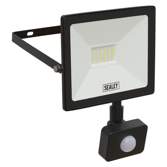 Sealey LED112PIR - Extra Slim Floodlight with PIR Sensor 20W SMD LED
