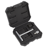 Sealey VS673 - Plastic Oil Drain Plug Driver Kit 5pc