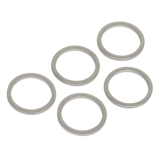 Sealey VS15SPW - Sump Plug Washer M15 - Pack of 5