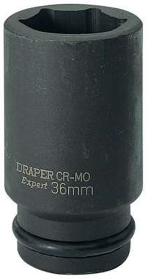 Draper 27142 �-Mm) - Draper Expert 34mm 3/4" Square Drive Powerdrive Deep Impact Socket