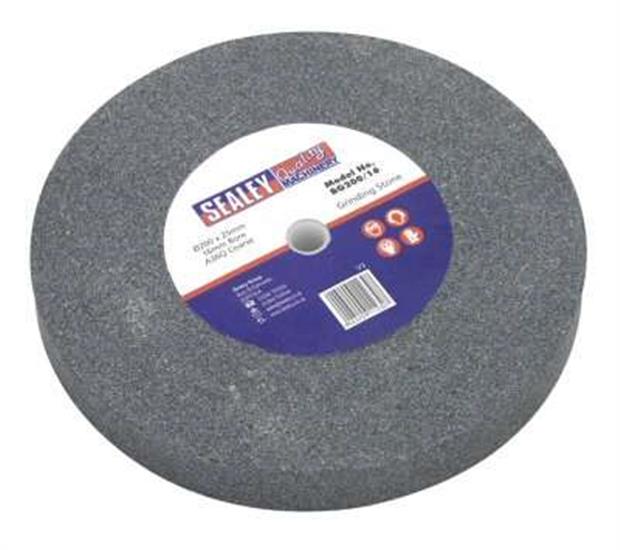 Sealey BG200/16 - Grinding Stone Ø200 x 25mm 16mm Bore A36Q Coarse