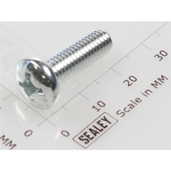 Sealey MSP620.S - Machine Screw Pan Head Phillips M6 x 20mm