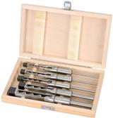 Draper 40406 ʊwm/5) - 5 Piece Hollow Square Mortice Chisel And Bit Set