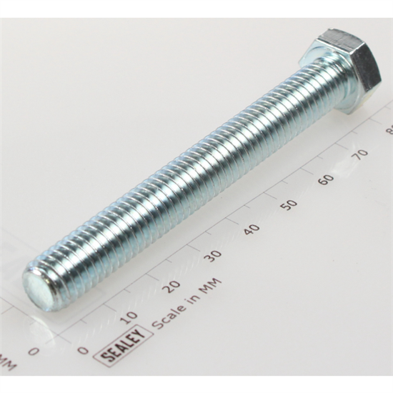 Sealey SS1075.S - Hex Head Set Screw M10 X 75 Zinc