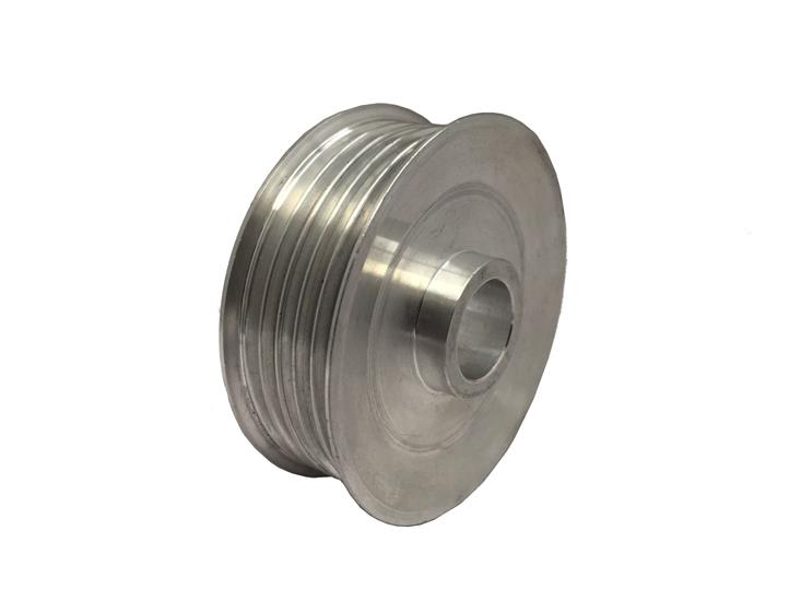 WOSP LMP133-15-HA – 5PK 76mm Ø Aluminium Pulley 15mm Bore