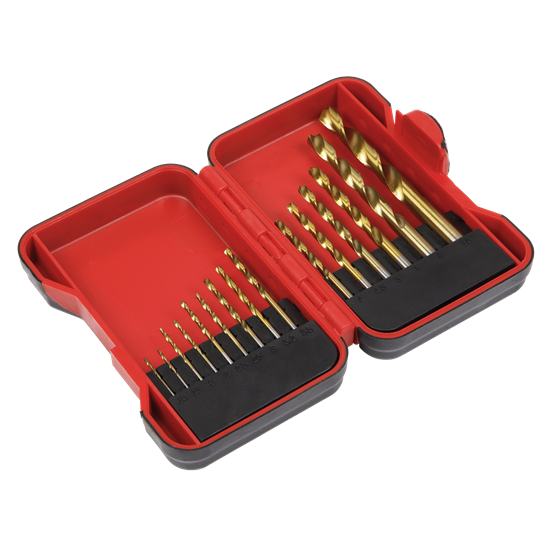 Sealey AK3715HSS - HSS Drill Bit Set 15pc