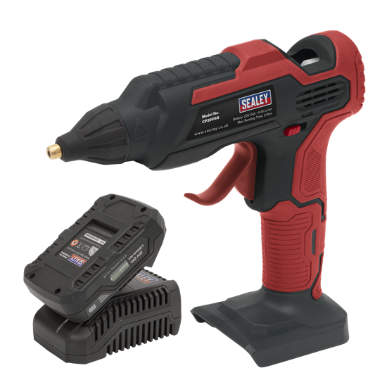 Sealey CP20VGGKIT1 - Cordless Glue Gun Kit 20V 2Ah