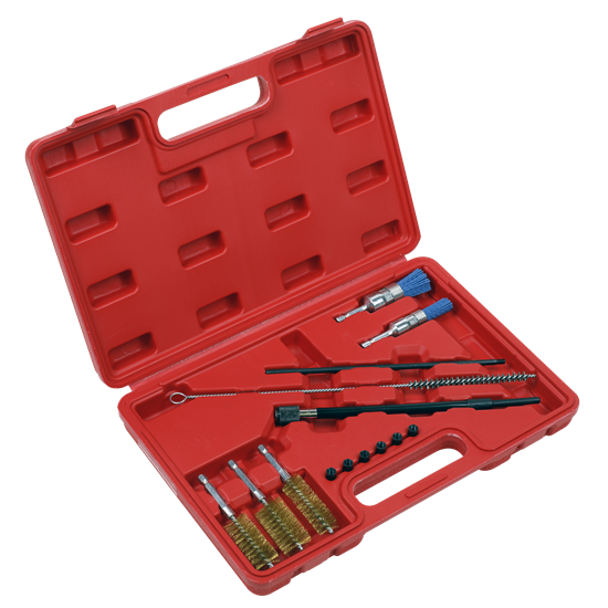 Sealey VS1900 - Cleaning Brush Set Injector Bore 14pc
