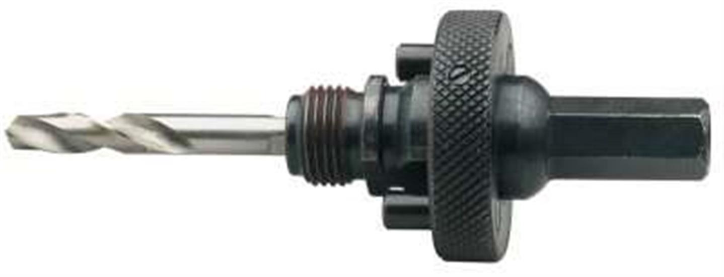 Draper 56402 (Hsa4) - 7/16" Hexagonal Holesaw Arbor With Quick Release For Hs Holesaws Up 32mm - 150mm