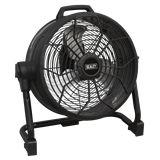 Sealey HVD16C - 2-in-1 Cordless/Corded High Velocity Drum Fan 16" 230V/20V SV20 Series