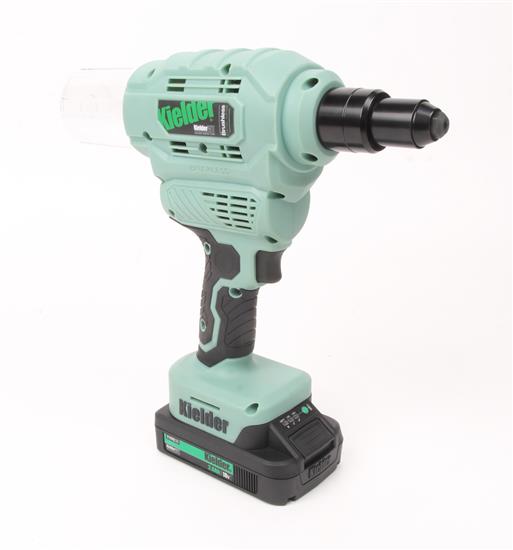 Kielder KWT-009-02 18V Brushless Cordless Riveter/Rivet Gun, 2 x 2.0Ah Li-ion TYPE18 Battery