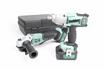 Kielder KWT-TPK-04 Duo Twin Pack 18V Brushless Impact Wrench, Angle Grinder, 2 x 5.0Ah Li-ion TYPE18 Battery