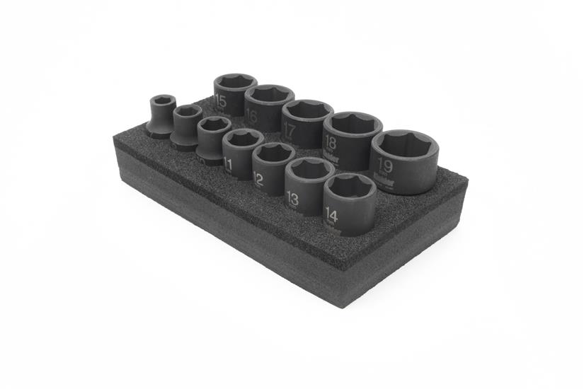 KWT-384-01 3/8" Short Impact Socket Set ⠒PC)