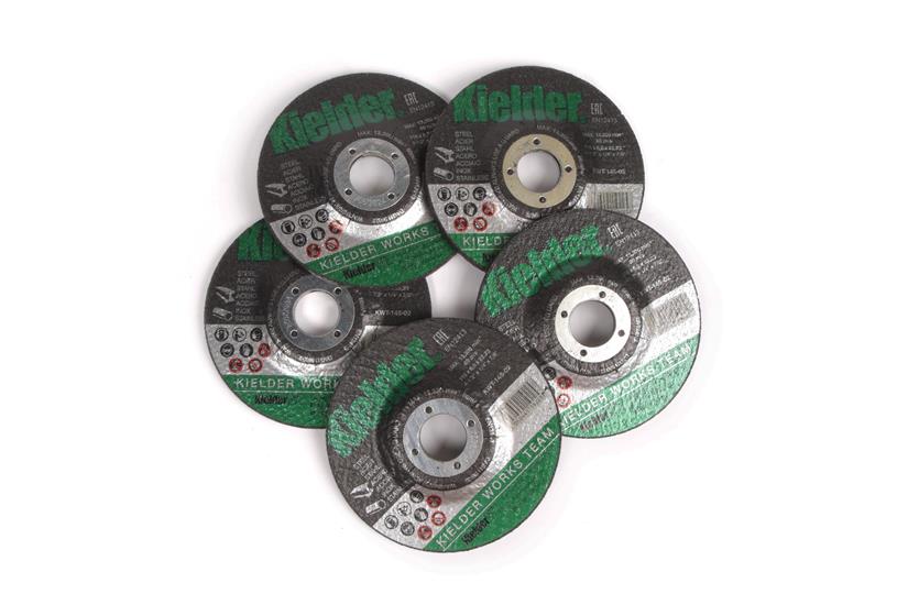 Kielder KWT-145 115mm x 6mm x 22.2mm Grinding Disc for Angle Grinder ʅ Pack)