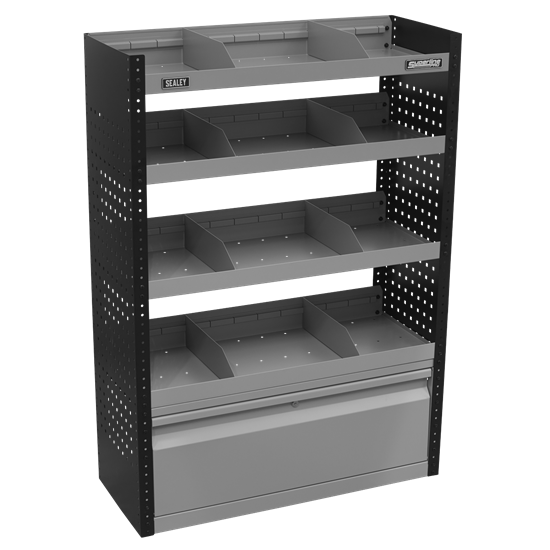 Sealey APMSV01 - Modular Flat Shelf Van Storage Unit 925mm