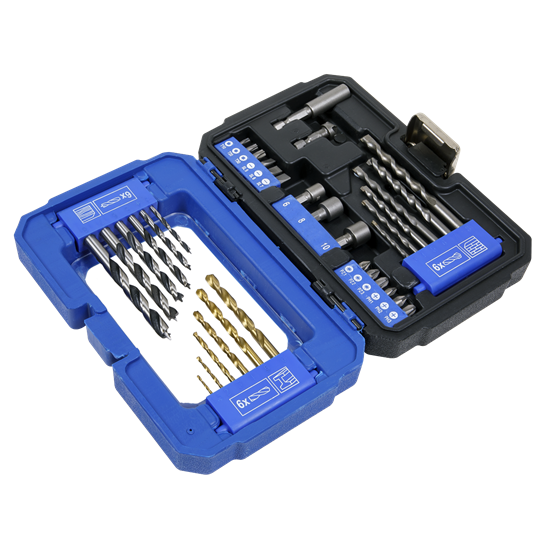 Sealey AK3735 - Drill & Bit Accessory Set 35pc