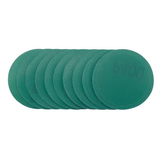 Draper 01070 (SDWOD50) - Wet and Dry Sanding Discs with Hook and Loop, 50mm, 400 Grit (Pack of 10)
