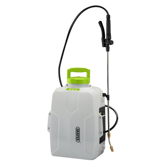 Draper 08096 𨴠G/BS13L) - D20 20V Backpack Sprayer, 12L (Sold Bare)