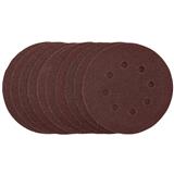 Draper 54755 (SDHAL125) - Sanding Discs, 125mm, Hook & Loop, 80 Grit, (Pack of 10)