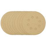 Draper 58113 (SDHALG125) - Gold Sanding Discs with Hook & Loop, 125mm, 180 Grit (Pack of 10)