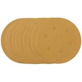 Draper 64257 (SDHALG150) - Gold Sanding Discs with Hook & Loop, 150mm, 240 Grit (Pack of 10)