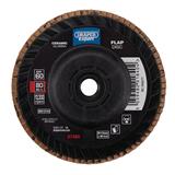 Draper 87480 �) - Draper Expert Ceramic Flap Disc, 115mm, M14, 60 Grit