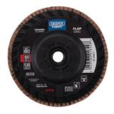 Draper 87776 �) - Draper Expert Ceramic Flap Disc, 115mm, M14, 80 Grit