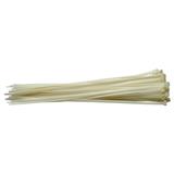Draper 70410 ʌT7W) - Cable Ties, 8.8 x 500mm, White (Pack of 100)