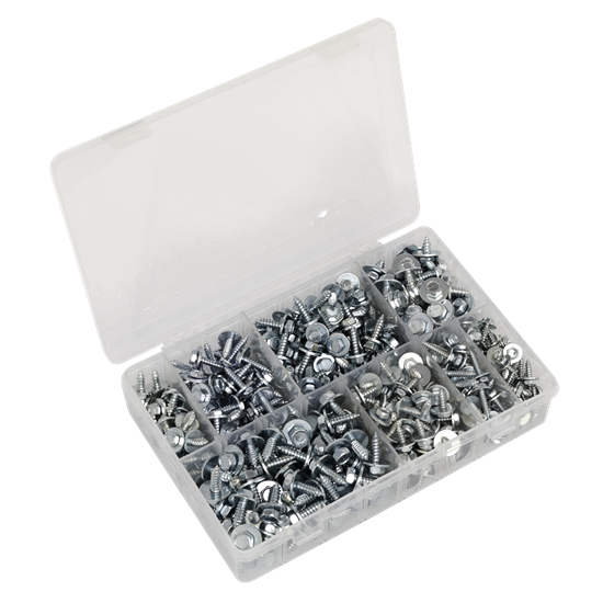 Sealey AB425AS - Acme Screw with Captive Washer Assortment 425pc