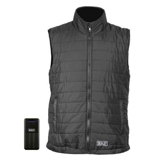 Sealey HG01KIT - 5V Heated Puffy Gilet - 44" to 52" Chest With Power Bank