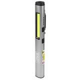 Sealey LED450UV - Penlight Torch with UV 5W COB & 3W SMD LED with Laser Pointer Rechargeable