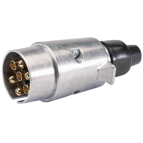 Draper 99666 (TT117) - 7-Pin N-Type Metal Towing Plug