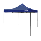Dellonda DG131 - Dellonda Premium 3 x 3m Pop-Up Gazebo, PVC Coated, Water Resistant Fabric, Supplied with Carry Bag, Rope, Stakes & Weight Bags - Blue Canopy