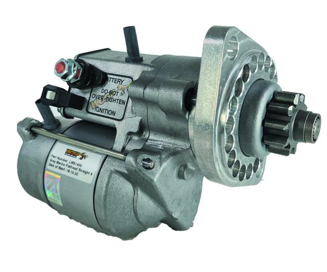 WOSP LMS1400 - Gray Marine Flathead Straight 6 high torque starter motor