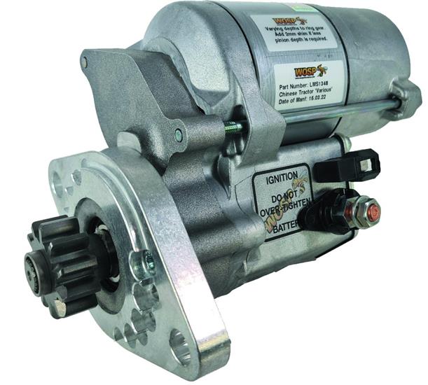 WOSP LMS1348 - Siromer / Jinmar / Zoomlion Chinese Tractor 'various' high torque starter motor